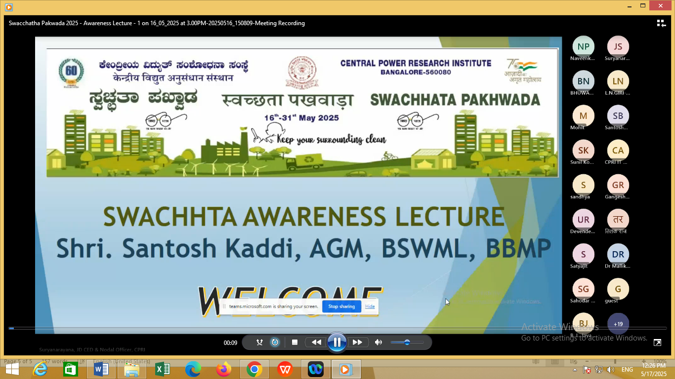Swachhata Pakhwada 2025