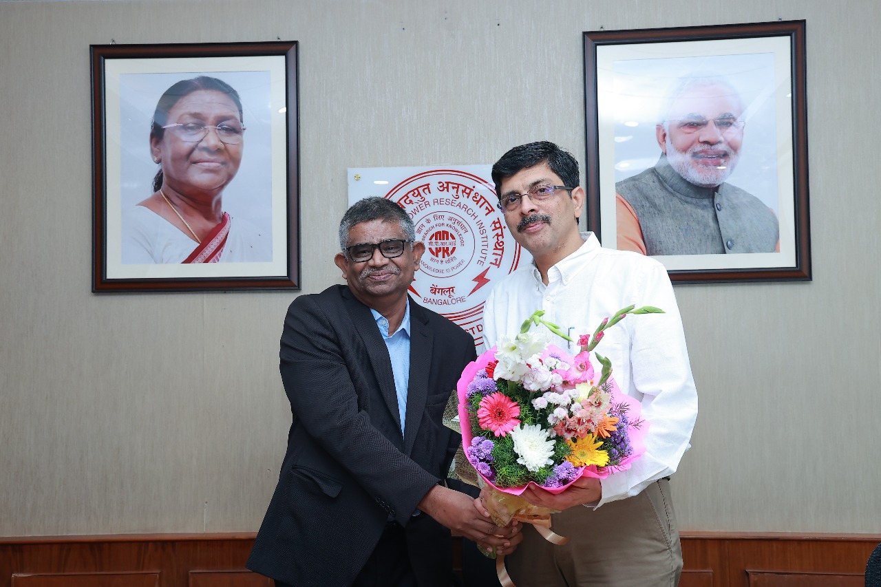 Visit of Shri Pankaj Agarwal, IAS, Sec. (Min. of Power) and Shri Mahabir Prasad, I.R.A.S, JS & Fin. Adviser (Min. of Power) to CPRI, Bengaluru on 22nd May 2025