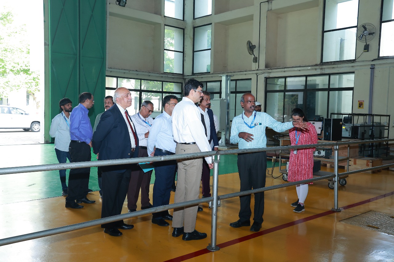 Visit of Shri Pankaj Agarwal, IAS, Sec. (Min. of Power) and Shri Mahabir Prasad, I.R.A.S, JS & Fin. Adviser (Min. of Power) to CPRI, Bengaluru on 22nd May 2025