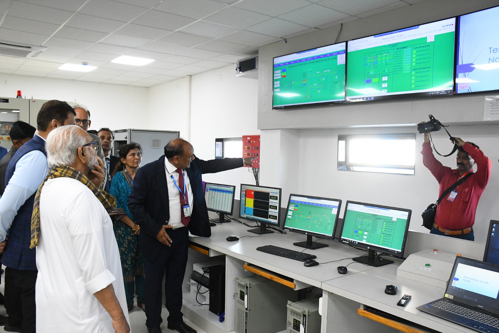 Visiting Labs at the Inauguration ceremony at RTL Nashik